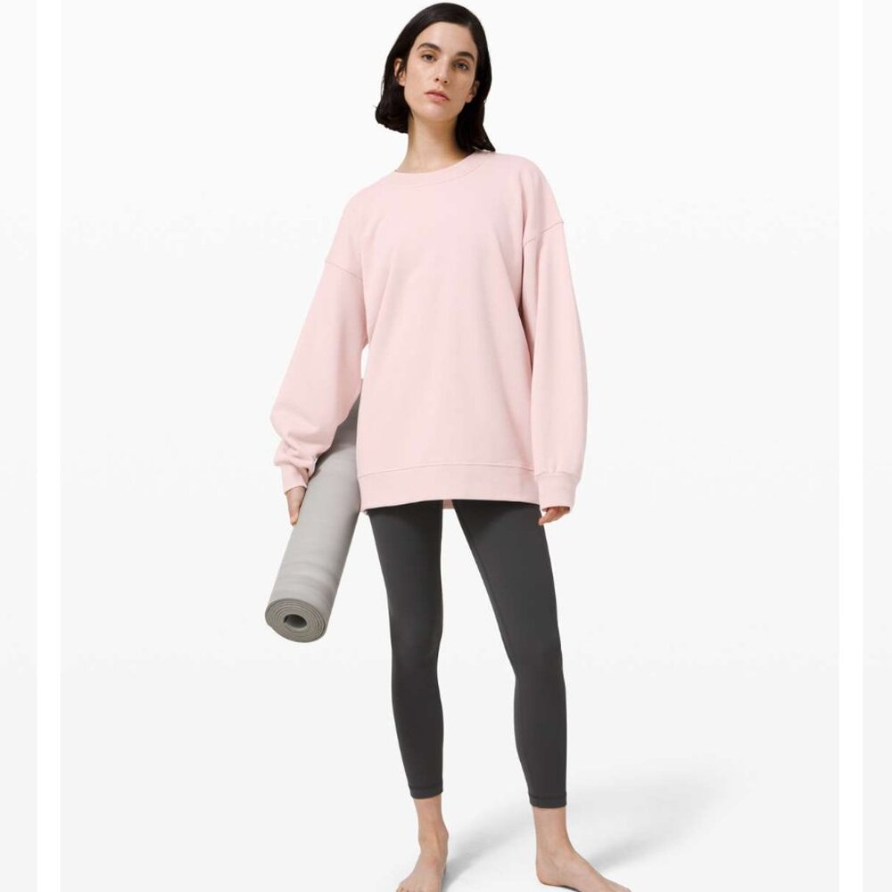Lululemon Perfectly Oversized Crew - Light Pink